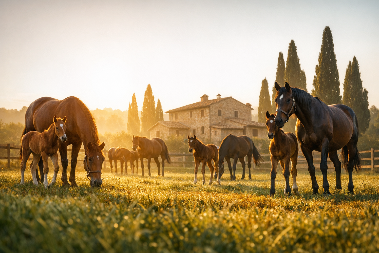 Allevamento di Cavalli da Corsa in Italia