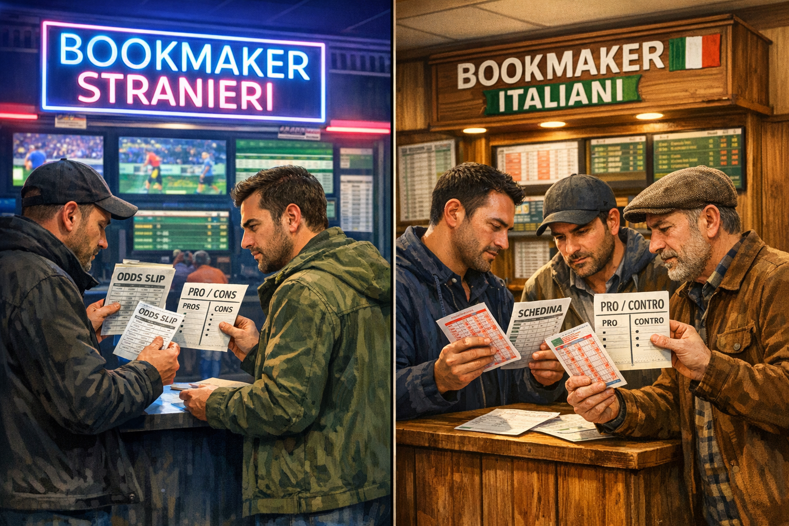 Bookmaker Stranieri vs Italiani: Pro e Contro