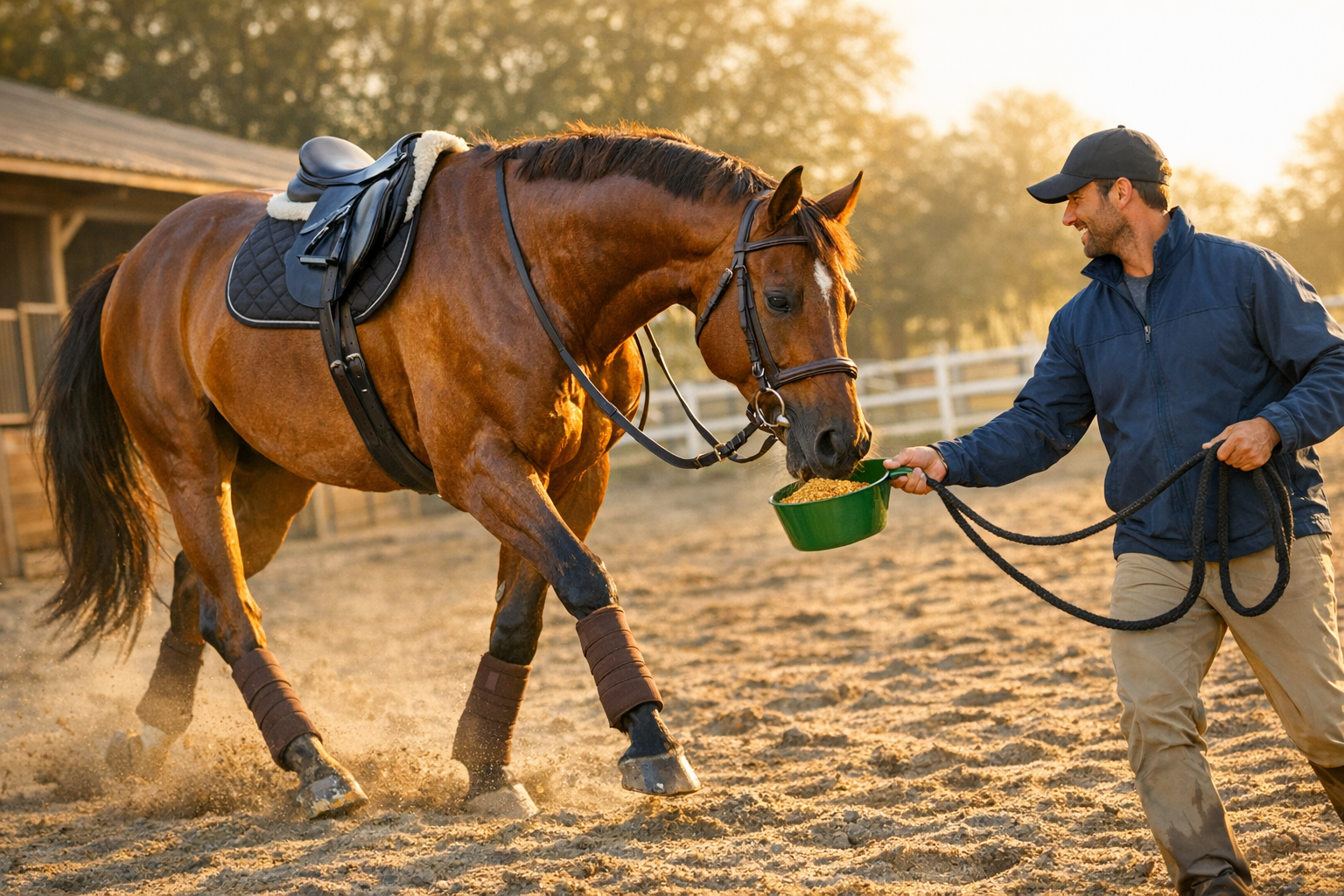 Cura del Cavallo Sportivo: Alimentazione e Allenamento