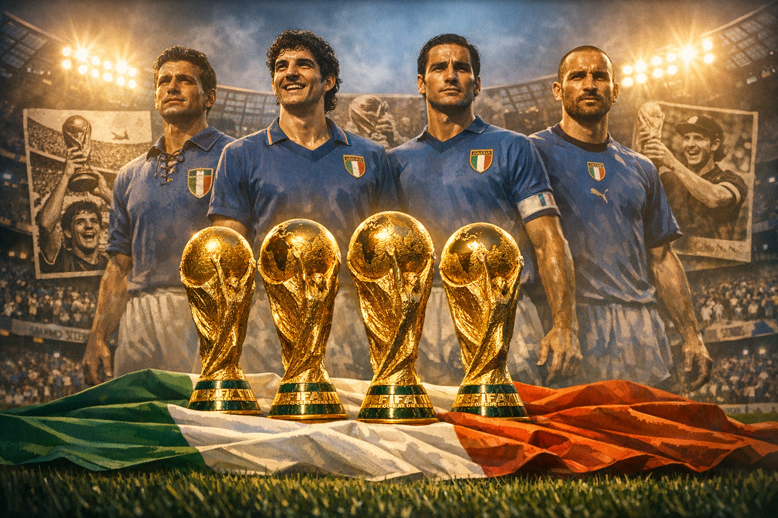 Nazionale Italiana: I Quattro Mondiali Vinti