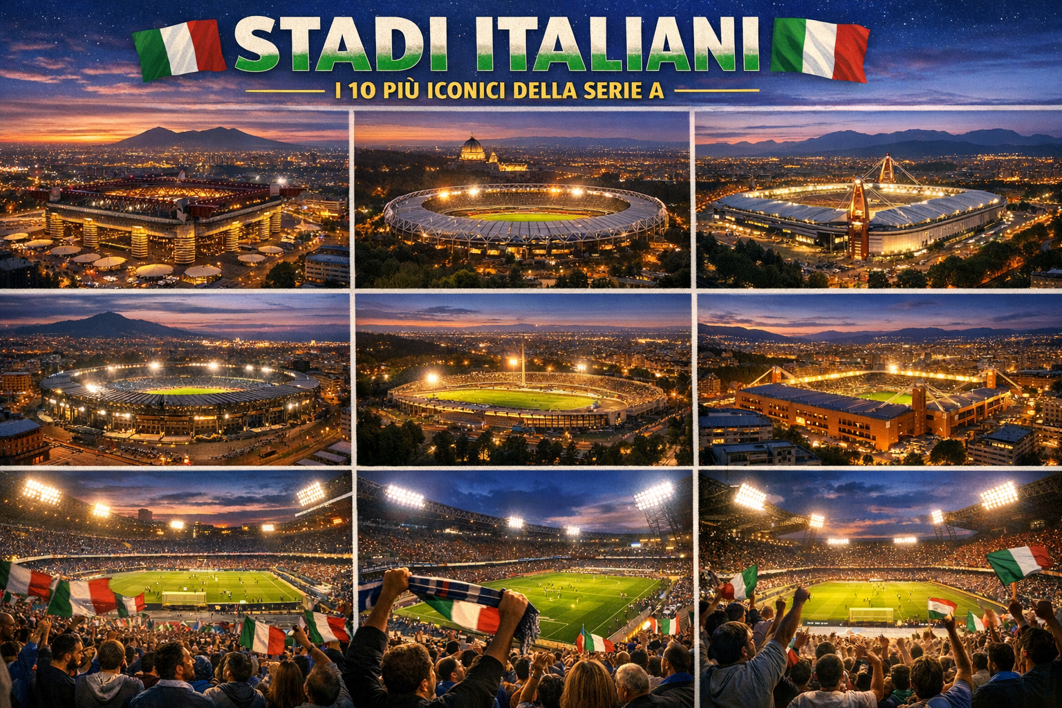 Stadi Italiani: I 10 Più Iconici della Serie A