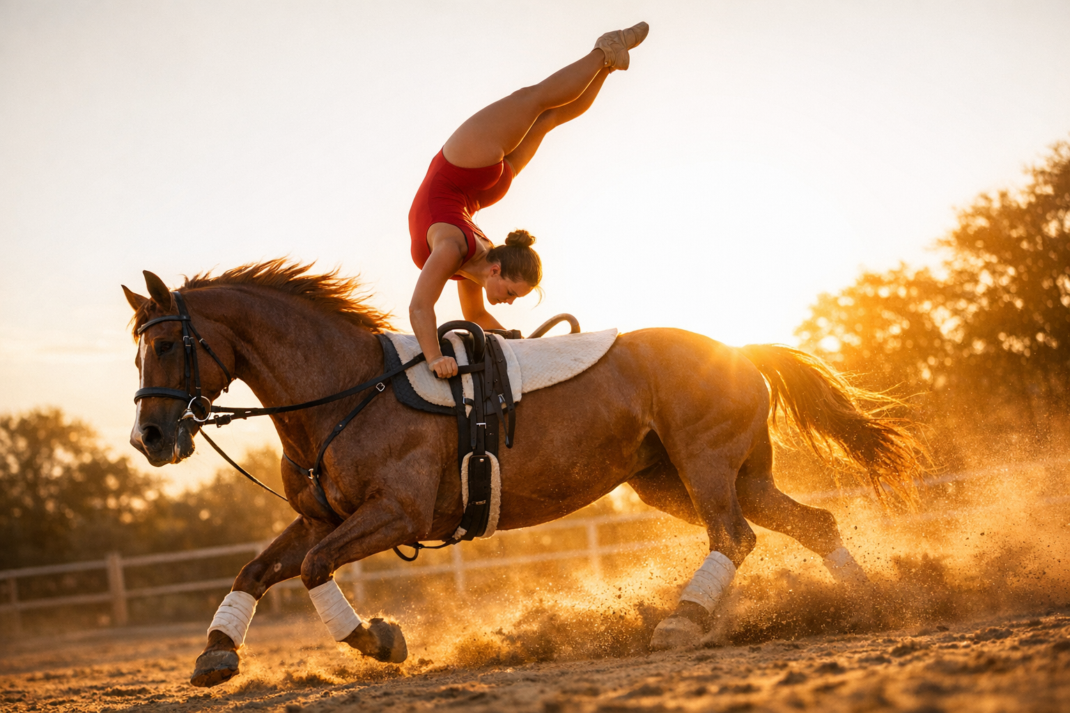 Volteggio Equestre: La Ginnastica sul Cavallo