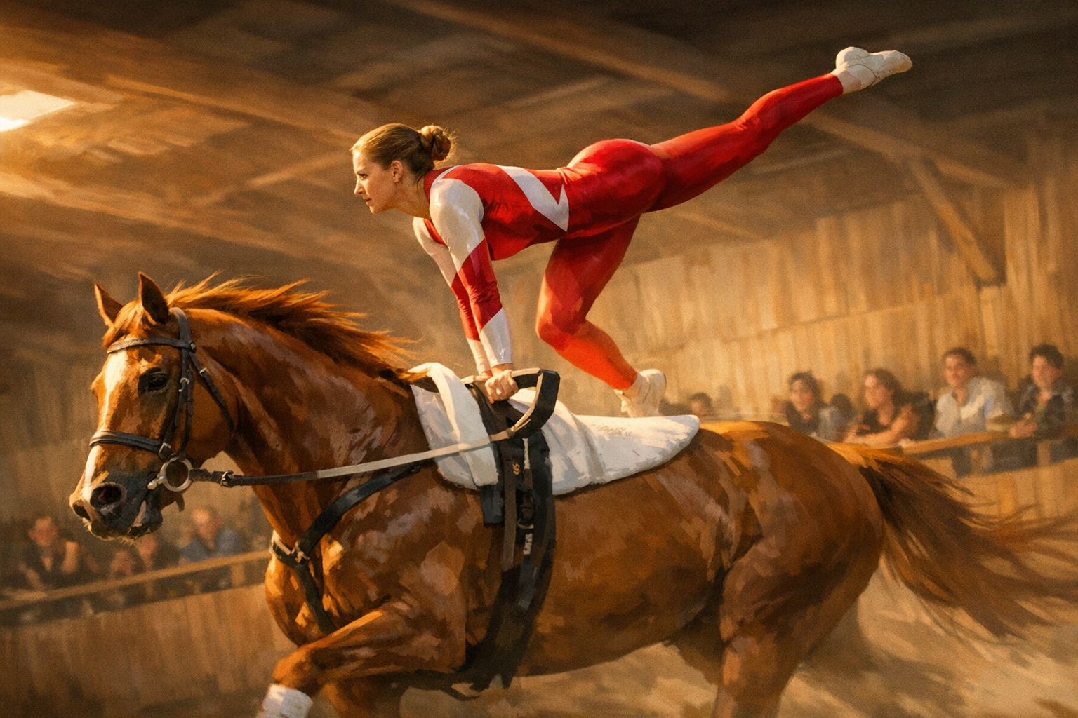 Volteggio Equestre: La Ginnastica sul Cavallo